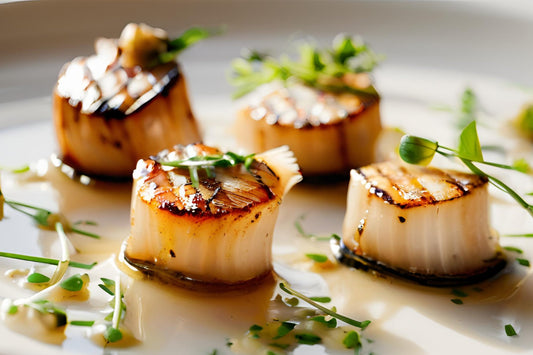 Succulent Grilled Scallops with Herb Butter
