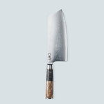 Aiko Black Damascus Steel Knife with Coloured Black Resin Handle
